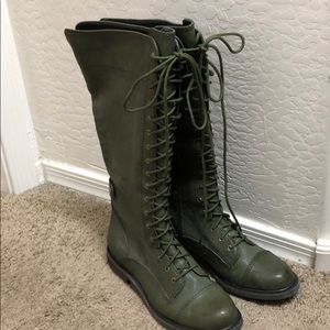 Lucky Brand tall lace up boots